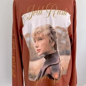 ミュージシャン evermore Gold Rush Crew Neck evermore Gold Rush Longsleeve – Taylor Swift